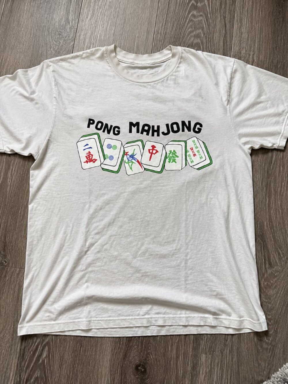 Pong Mahjong Shirt, Mahjong Graphic T-shirt, Vintage Game Lover Tee